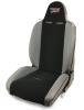 504027 MasterCraft Baja RS w/Fixed Headrest, Smoke w/Black Center & Gray Side Panels, Recliner Lever Left, w/BRS Stitch Pattern - image 1