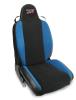 506023 MasterCraft Baja RS w/Fixed Headrest, Black w/Black Center & Blue Side Panels, Recliner Lever Right, w/BRS Stitch Pattern - image 1