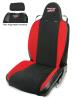 512022 MasterCraft Baja RS w/Adj. Headrest, Black w/Black Center & Red Side Panels, Recliner Lever Left, w/BRS Stitch Pattern - image 1