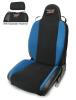 512023 MasterCraft Baja RS w/Adj. Headrest, Black w/Black Center & Blue Side Panels, Recliner Lever Left, w/BRS Stitch Pattern - image 1