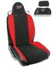 514022 MasterCraft Baja RS w/Adj. Headrest, Black w/Black Center & Red Side Panels, Recliner Lever Right, w/BRS Stitch Pattern - image 1