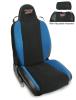 514023 MasterCraft Baja RS w/Adj. Headrest, Black w/Black Center & Blue Side Panels, Recliner Lever Right, w/BRS Stitch Pattern - image 1