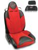514122 MasterCraft Baja RS w/Adj. Headrest, DirtSport, Black w/Red Center & Red Side Panels, Recliner Lever Right - image 1