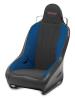 560013 Standard PROSeat w/Fixed Headrest, Black with Black Fabric Center and Blue Side Panels, Black Band w/BRS Stitch Pattern - image 1
