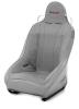 560219 2 in. WIDER PROSeat w/Fixed Headrest, Smoke Gray with Heather Gray Fabric Center and Side Panels - image 1