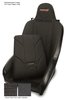 561219 2 in. WIDER PROSeat w/Fixed Headrest, Smoke Gray with Heather Gray Removable Cushion, Heather Side Panels, Smoke Band - image 2