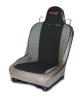 574014 PWR Sport w/Fixed Headrest, 2004-2007 Yamaha Rhino, Smoke w/Black Center & Gray Side Panels, Black Piping, Black Piping