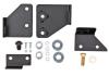 624406 Adapter Kit, 2007-2018 Jeep JK, Front Seat, Passenger, Black - image 1