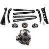 3-391SCWP Stock Replacement Engine Timing Chain Kit with Water Pump Ford, Lincoln 5.4L - image 1