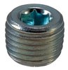 Engine Pipe Plug Bulk Pack, Hex Drive, Coarse Thread [Galvanized Steel] - image 1