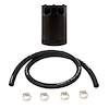MMBCC-CBTWO-BKH Universal Compact Baffled Oil Catch Can Kit, 2-Port - image 1