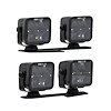 BNLT-BR-21-DT4SU Borne Off-Road Direct-Fit Ford Bronco Ditch Light Set (4) 3X3 Spot Upfit - image 1