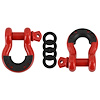D-Ring Shackle Set Red