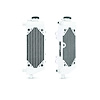 MMDB-YZ250-05RX 2-Stroke Right Braced Aluminum Dirt Bike Radiator, fits Yamaha YZ250 2005-2014 - image 1