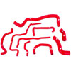 Silicone Coolant Hose Kit - image 1