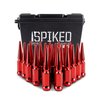 MMLG-SP1215-24RD Spiked Lug Nuts, M12x1.5, 24-PC Set, Red - image 4