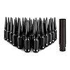 MMLG-SP1415-32BK Spiked Lug Nuts, M14x1.5, 32-PC Set, Black - image 1