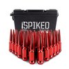 MMLG-SP1415-32RD Spiked Lug Nuts, M14x1.5, 32-PC Set, Red - image 4