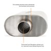 MUFFLER 2.5" INLET/OUTLET - image 4