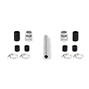 12" FLEX RAD HOSE CHROME - image 1