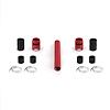 12" FLEX RAD HOSE RED - image 1
