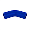 3" 45 DEGREE COUPLER BLUE - image 1