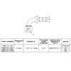 MMFT-PL-1245 Push-Lock Fitting -12AN 45-Degree - image 2