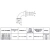 MMFT-PL-10180 Push-Lock Fitting -10AN 180-Degree - image 2