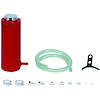 Aluminum Coolant Reservoir Tank Red Wrinkle Finish - image 1
