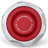 Oil Filler Cap Ford Mustang EcoBoost 2.3L Focus ST 2.0L [Billet Aluminum, Red Insert] - image 1