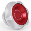 Oil Filler Cap Ford Mustang EcoBoost 2.3L Focus ST 2.0L [Billet Aluminum, Red Insert] - image 2
