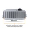 MMTMIC-WRX-22KSLRD Top-Mount Intercooler Kit Subaru WRX 2022+ Silver Intercooler Red Pipe - image 2