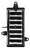 01814B Dash Panel Air Vent Assembly; 1971-73 Mustang; with Air Conditioning; RH Passenger Side - image 1