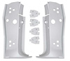 02043C A-Pillar Panel Set 1969-70 Mustang; 6 Piece Set; with Silver Weld Thru Coating - image 1