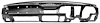 04320BRH Steel Dash Panel Assembly 1967-68 Mustang Fastback; Right Hand Drive - image 1