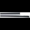 04400N Console Insert Panel 1964-66 Ford Mustang; Center Plate; Chrome - image 2