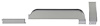 04410F Dash Panel Trim Set 1967 Ford Mustang; Deluxe; Without AC; Brushed Aluminum; 3 Pieces - image 1
