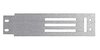 04410G 1967 Mustang; Heater Control Panel Insert; Brushed Aluminum; Lower - image 2