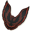 10034415 1985-90 Firebird Trans Am, Formula, SE, Rear Panel Bird Emblem, Silver - image 1