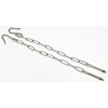 100660 1941-53 Chevrolet, GMC Stepside Pickup, Tailgate Chain Set, w/ Hardware, Chrome Plated - image 1
