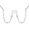 100665 1954-87 Chevrolet, GMC Stepside Pickup, Tailgate Chain Set, w/ Hardware, Chrome Plated - image 1