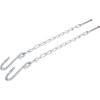 100665 1954-87 Chevrolet, GMC Stepside Pickup, Tailgate Chain Set, w/ Hardware, Chrome Plated - image 2