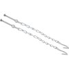 100665 1954-87 Chevrolet, GMC Stepside Pickup, Tailgate Chain Set, w/ Hardware, Chrome Plated - image 3