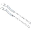 100667 1958-66 Chevrolet, GMC Fleetside Pickup, Tailgate Chain Set, w/ Hardware, Chrome-Plated - image 3