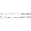 100667 1958-66 Chevrolet, GMC Fleetside Pickup, Tailgate Chain Set, w/ Hardware, Chrome-Plated - image 4