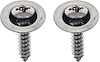 Rear License Lamp Screws 1983-2002 Camaro - Pair - image 1
