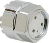 10097582 Center Cap Aluminum Wheel 1962-87 Alloy Wheel; Chrome; for Zero Offset - image 3