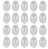 1012E Wheel Acorn Lug Nut Set-1964-73 Mustang Rally; Chrome; 20 Piece Set - image 1