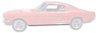 10176B Rocker Panel Molding-1964-66 Mustang; with Hardware; Drivers Side - image 1