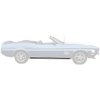 10176GR 1971-73 Mustang; Rocker Panel Molding; With Hardware; RH, Passenger Side - image 2